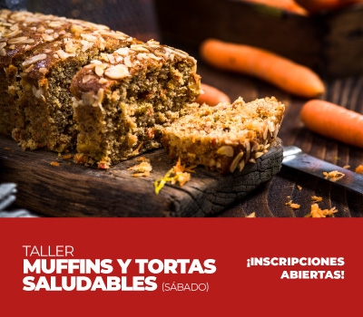 Taller Muffins y Tortas Saludables (Sábado)